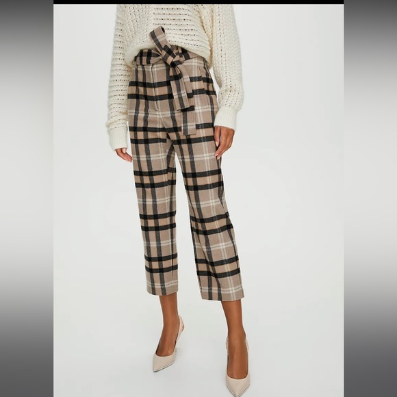 Aritzia Wilfred tie front pants - Picture 7 of 9